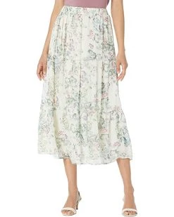 Vince Camuto Tiered Ruffle Breezy Dandelion Skirt | Skirts