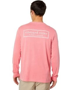 Vineyard Vines Long Sleeve Logo Box Pocket Tee | Shirts & Tops