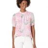 Vince Camuto Short Sleeve Pleat Neck Glowing Gardens Blouse | Shirts & Tops -Vince Camuto Shop 71m3ruKMkL. AC SR736920