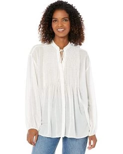 Vince Camuto Drop Shoulder Blouse with Pin Tucks | Shirts & Tops