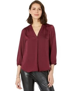 Vince Camuto 3/4 Sleeve V-Neck Rumple Blouse | Shirts & Tops -Vince Camuto Shop 71oXxkUfcqL. AC SR736920