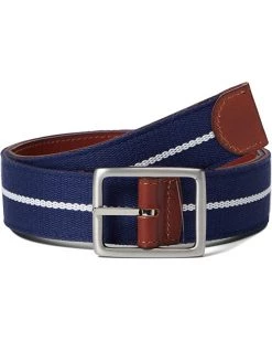Vineyard Vines Leather & Webbing Reversible Belt | Belts