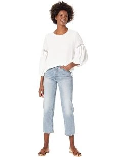 Vince Camuto Spring Crepe Blouse w/ Floral Lace Balloon Sleeve | Shirts & Tops -Vince Camuto Shop 71rZJljqzTL. AC SR736920