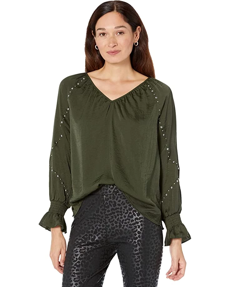 Vince Camuto Embroidered V-Neck Long Sleeve Blouse | Shirts & Tops 7 Vince Camuto Embroidered V-Neck Long Sleeve Blouse | Shirts & Tops - Image 5