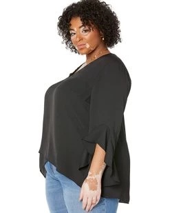 Vince Camuto Plus Size Flutter Sleeve V-Neck Tunic | Shirts & Tops -Vince Camuto Shop 71tZM3n9qNL. AC SR736920