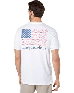 Vineyard Vines Short Sleeve USA Tennis Flag Pocket T-Shirt | Shirts & Tops