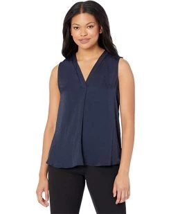 Vince Camuto Sleeveless V-Neck Rumple Blouse | Shirts & Tops