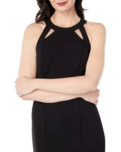 Vince Camuto Sleeveless Cocktail Dress with Neckband and Keyholes | Dresses -Vince Camuto Shop 71wCD21jL. AC SR736920