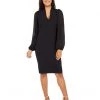 Vince Camuto Kors Crepe Bodycon Dress w/ Chiffon Combo at Back and Sleeve | Dresses -Vince Camuto Shop 71xNdQQdJuL. AC SR736920