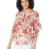 Vince Camuto Flutter Sleeve Gemma Batik Blouse | Shirts & Tops -Vince Camuto Shop 810yBC9ECIL. AC SR736920