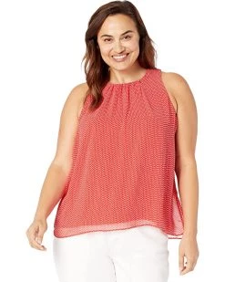 Vince Camuto Sleeveless Fragment Geo Shell Top | Shirts & Tops