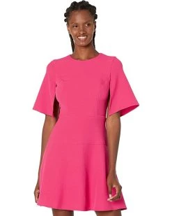 Vince Camuto Split Flutter Sleeve Fit-and-Flare | Dresses