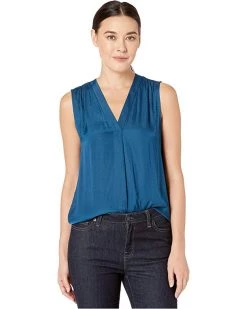 Vince Camuto Sleeveless V-Neck Rumple Blouse | Shirts & Tops