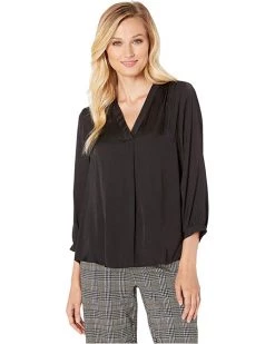 Vince Camuto 3/4 Sleeve V-Neck Rumple Blouse | Shirts & Tops -Vince Camuto Shop 816zanLB8rL. AC SR736920
