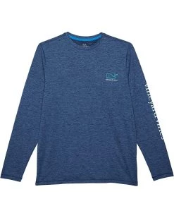 Vineyard Vines Kids Long Sleeve Whale Harbor T-Shirt (Toddler/Little Kids/Big Kids) | Shirts & Tops