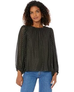 Vince Camuto Crew Neck Balloon Sleeve Blouse | Shirts & Tops