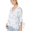 Vince Camuto Flutter Sleeve V-Neck Rosey Vines Blouse | Shirts & Tops -Vince Camuto Shop 81JPSYd9ZYL. AC SR736920