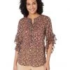 Vince Camuto Pin Tuck Ruffle Sleeve Blouse | Shirts & Tops