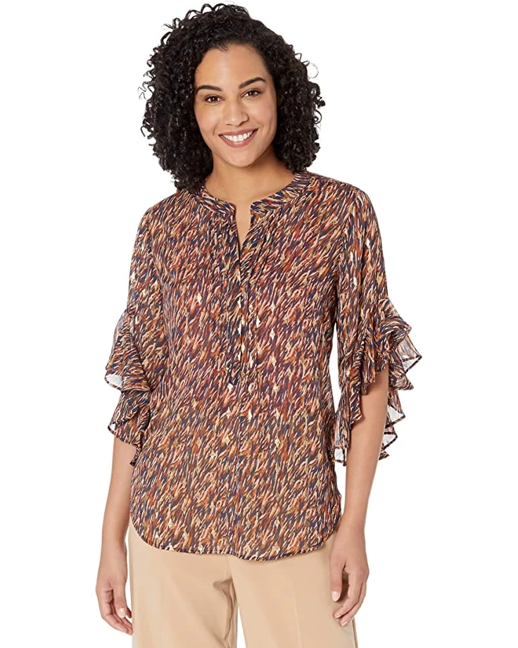 Vince Camuto Pin Tuck Ruffle Sleeve Blouse | Shirts & Tops 3 Vince Camuto Pin Tuck Ruffle Sleeve Blouse | Shirts & Tops