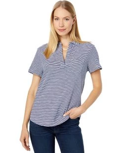 Vineyard Vines Popover Striped Slub Polo | Shirts & Tops