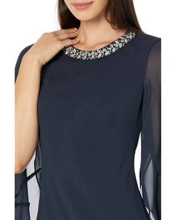 Vince Camuto Split Caped Sleeve Bodycon with Embellished Jewel Neck | Dresses -Vince Camuto Shop 81W2LOCW6L. AC SR736920