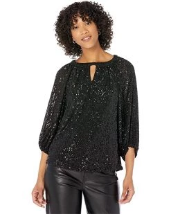 Vince Camuto Raglan Sleeve Top with Keyhole | Shirts & Tops -Vince Camuto Shop 81bZPAvvWLL. AC SR736920
