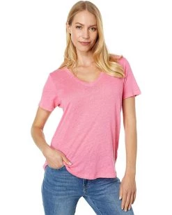 Vineyard Vines Linen V-Neck Tee | Shirts & Tops