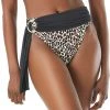 Vince Camuto Tanzania Cheetah Logo Ring Belted High-Waisted Bikini Bottoms | Swimwear -Vince Camuto Shop 81hk9T2N3KL. AC SR736920