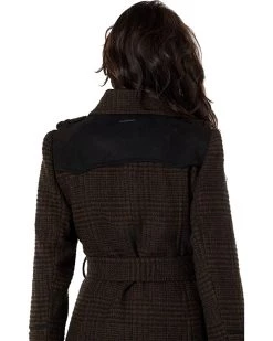 Vince Camuto Double-Breasted Belted Wool Coat with Faux Fur Collar V20731-ME | Coats & Outerwear -Vince Camuto Shop 81jgNmhayGL. AC SR736920