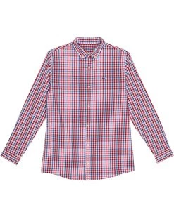 Vineyard Vines Kids Classic Fit Check Poplin Shirt (Toddler/Little Kids/Big Kids) | Shirts & Tops