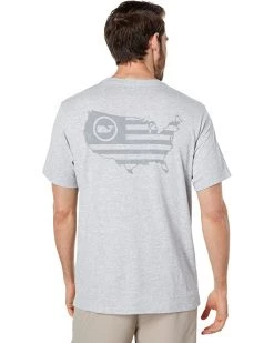 Vineyard Vines Short Sleeve USA Whale Dot Flag Pocket T-Shirt | Shirts & Tops