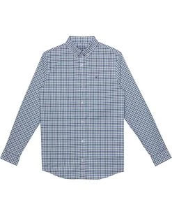 Vineyard Vines Kids Check On-The-Go BRRR Shirt (Toddler/Little Kids/Big Kids) | Shirts & Tops