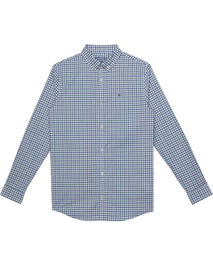 Vineyard Vines Kids Check On-The-Go BRRR Shirt (Toddler/Little Kids/Big Kids) | Shirts & Tops 3 Vineyard Vines Kids Check On-The-Go BRRR Shirt (Toddler/Little Kids/Big Kids) | Shirts & Tops