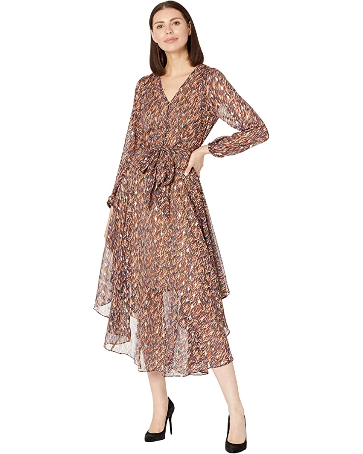 Vince Camuto Long Sleeve V-Neck Maxi Dress with Buttons | Dresses 3 Vince Camuto Long Sleeve V-Neck Maxi Dress with Buttons | Dresses