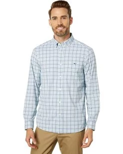 Vineyard Vines Classic Fit Check OTG Nylon | Shirts & Tops