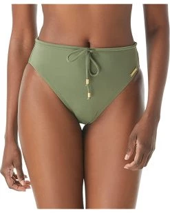 Vince Camuto Serengeti Shades Drawstring High-Waist Hipster | Swimwear