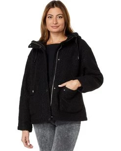 Vince Camuto Short Hooded Wool Jacket V22724 | Coats & Outerwear