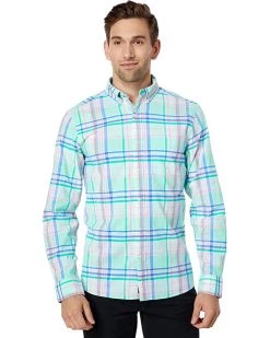 Vineyard Vines Classic Fit Plaid Slub Madras Shirt | Shirts & Tops