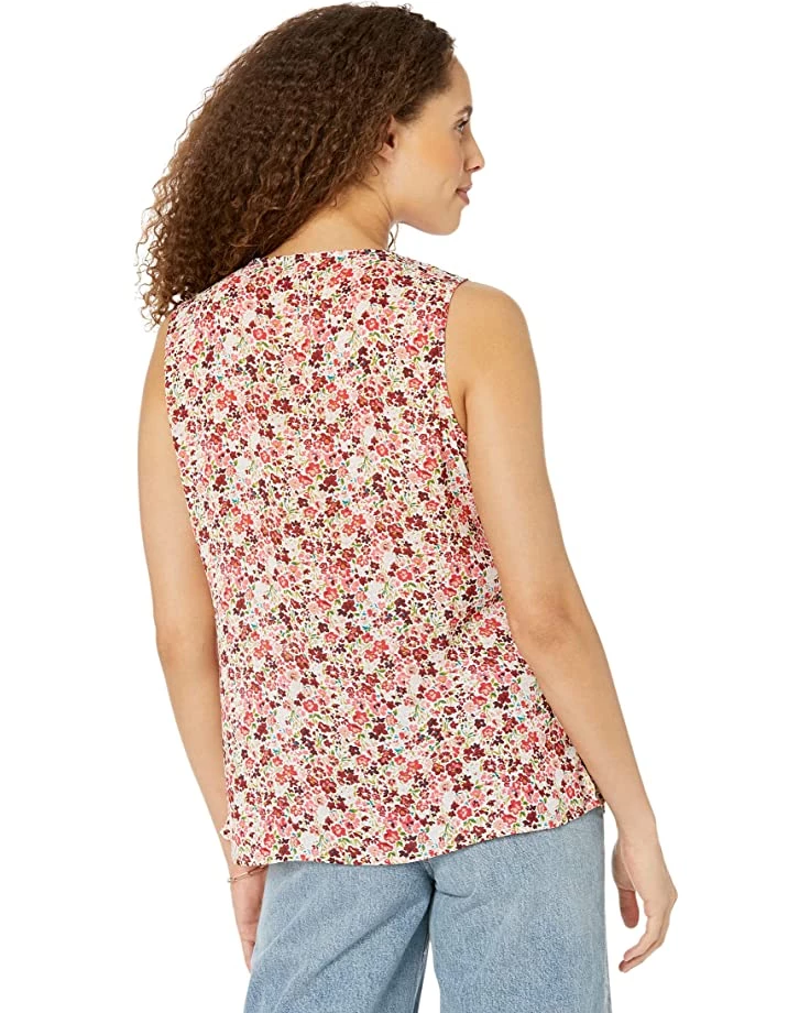 Vince Camuto Sleeveless Ruffle Front Sunset Ditsy Blouse | Shirts & Tops 4 Vince Camuto Sleeveless Ruffle Front Sunset Ditsy Blouse | Shirts & Tops - Image 2