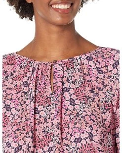 Vince Camuto Long Sleeve Keyhole Front Meadow Medley Peasant Blouse | Shirts & Tops -Vince Camuto Shop 91MwqxopVPL. AC SR736920
