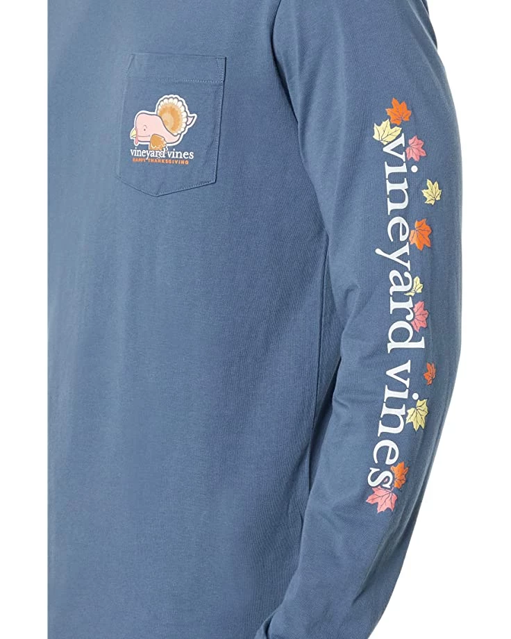 Vineyard Vines Long Sleeve Thanksgiving Icons Pocket Tee | Shirts & Tops 5 Vineyard Vines Long Sleeve Thanksgiving Icons Pocket Tee | Shirts & Tops - Image 3